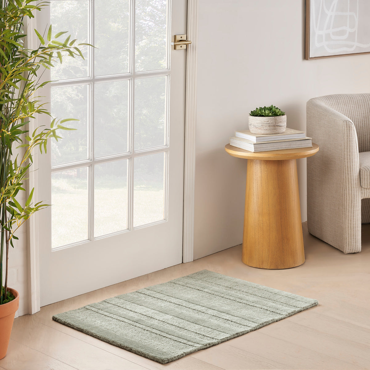 Pure Multi Weave MTW01 Sage Rug - room scene