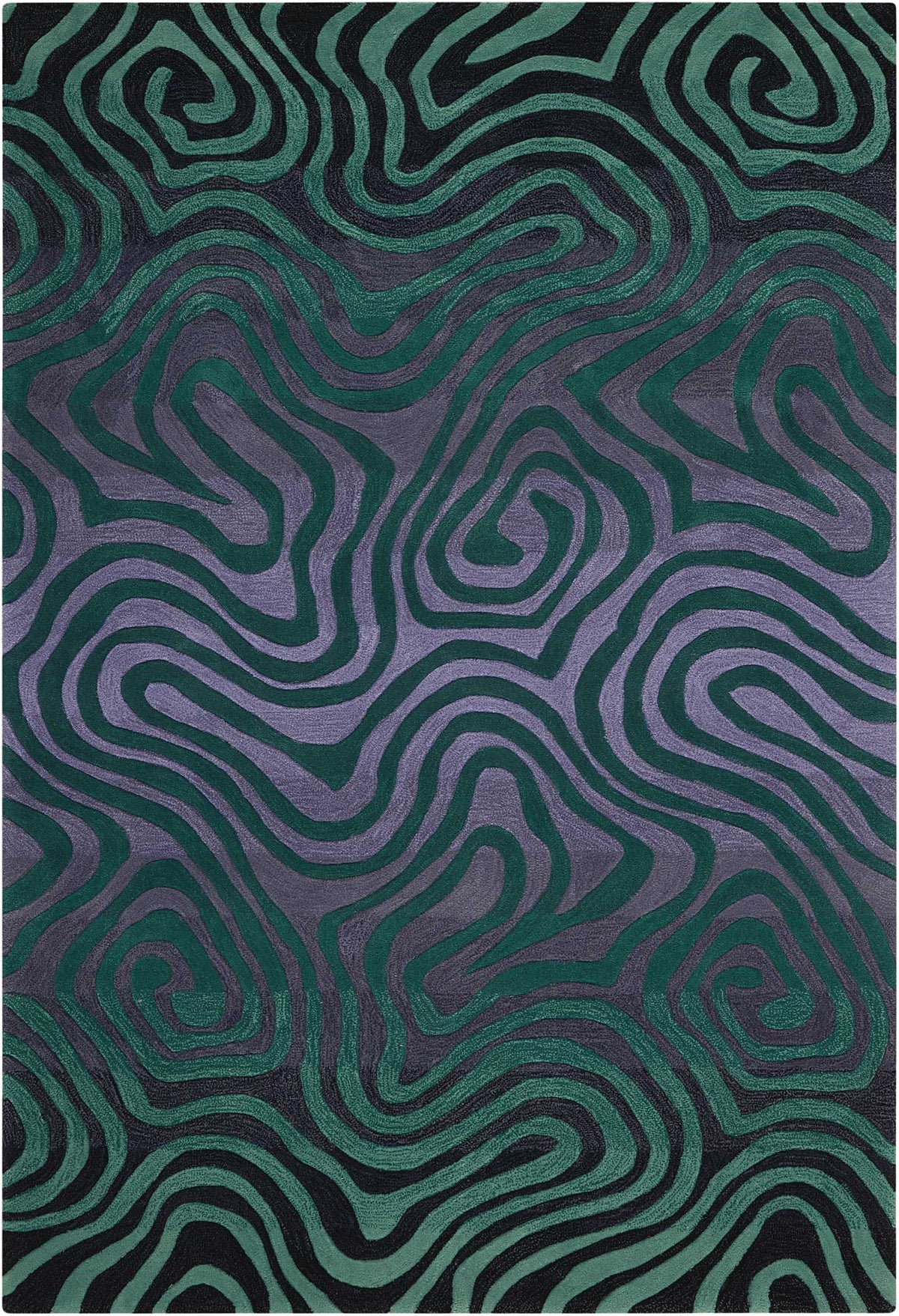 Contour CON24 Smoke Teal Rug - Rectangle