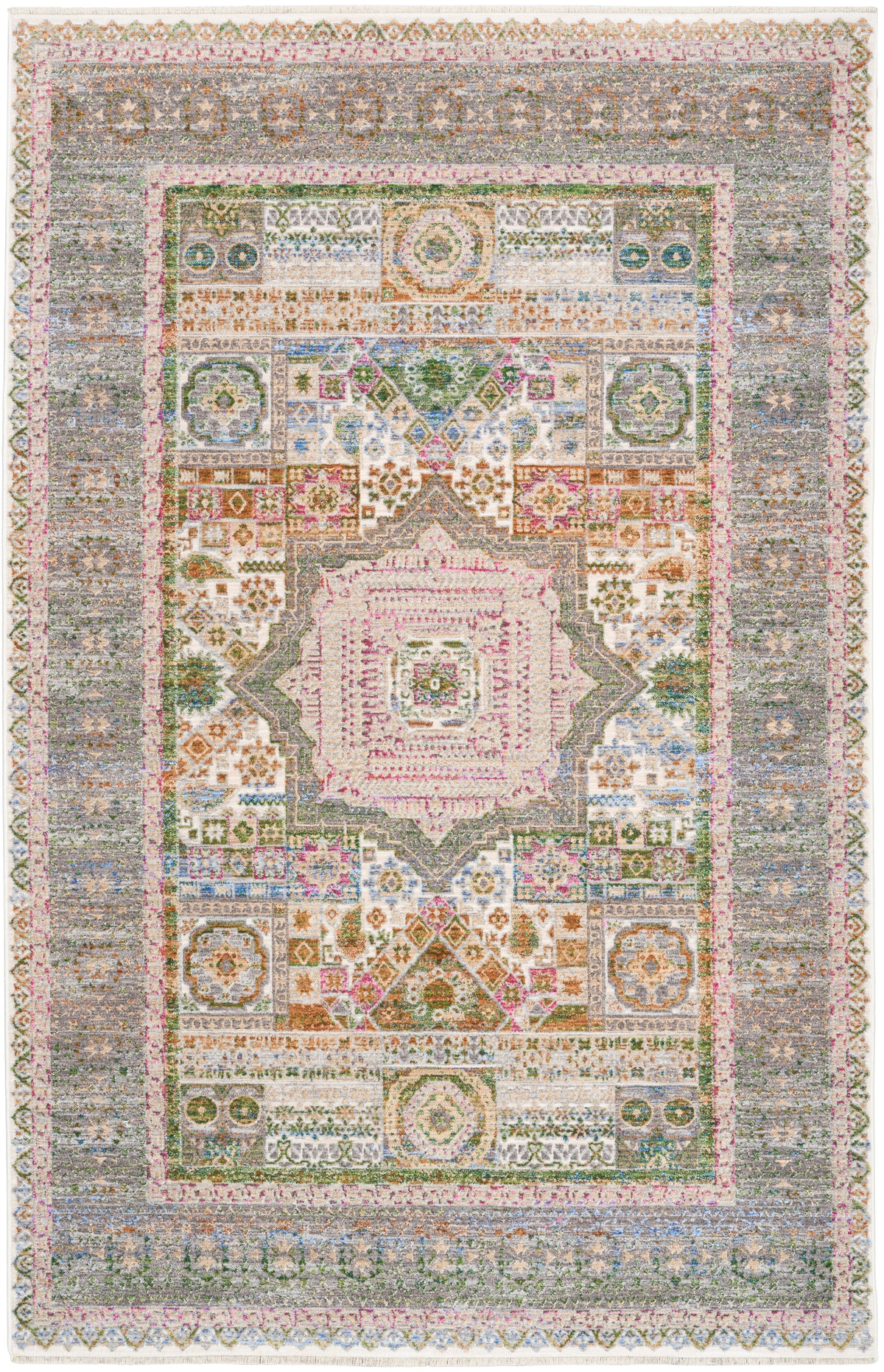 Vintage Harmony VHH02 Multicolor Rug - Rectangle