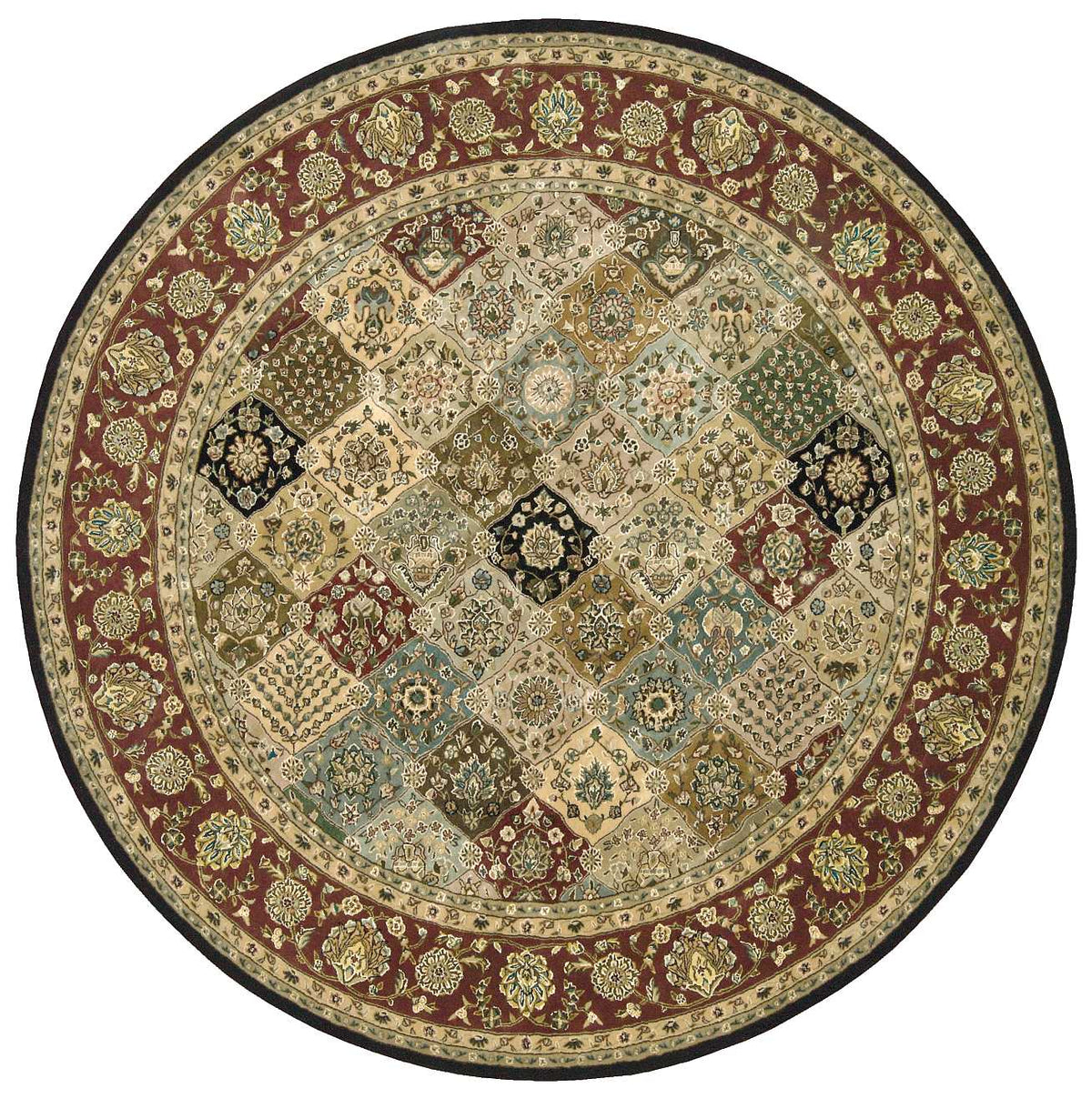 Nourison 2000 2101A Multicolor Rug - Round
