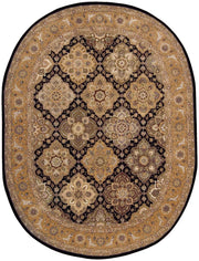 Nourison 2000 2211A Black Rug - Oval