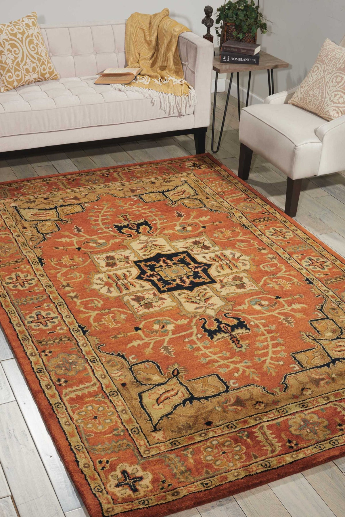 Jaipur JA33 Brick Rug - room scene