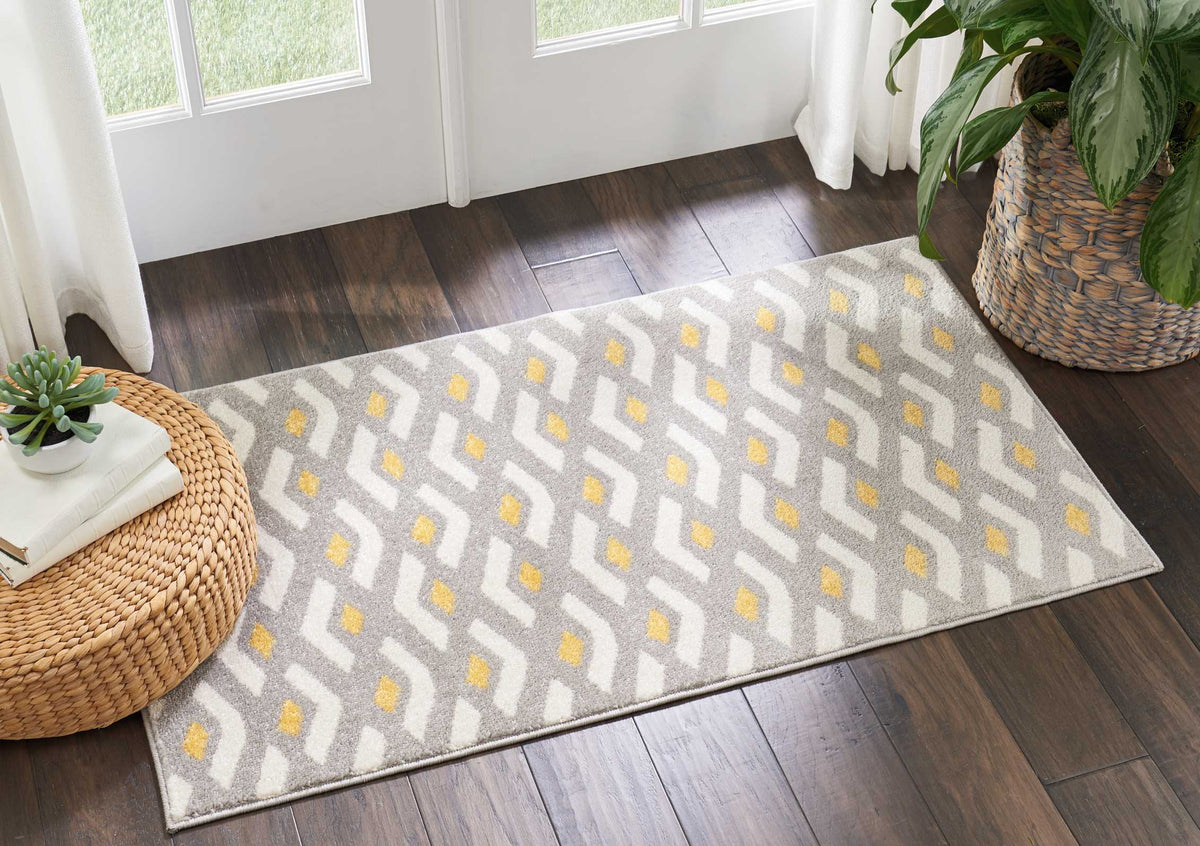 Harper DS300 Grey Rug - room scene
