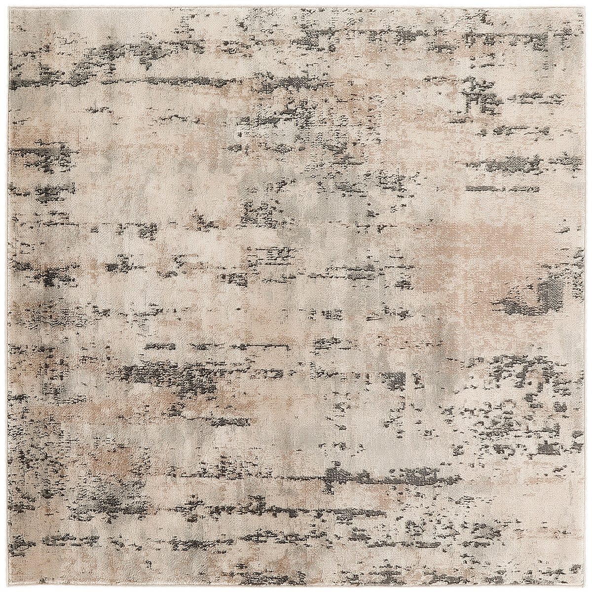Quarry QUA01 Beige Grey Rug - Square