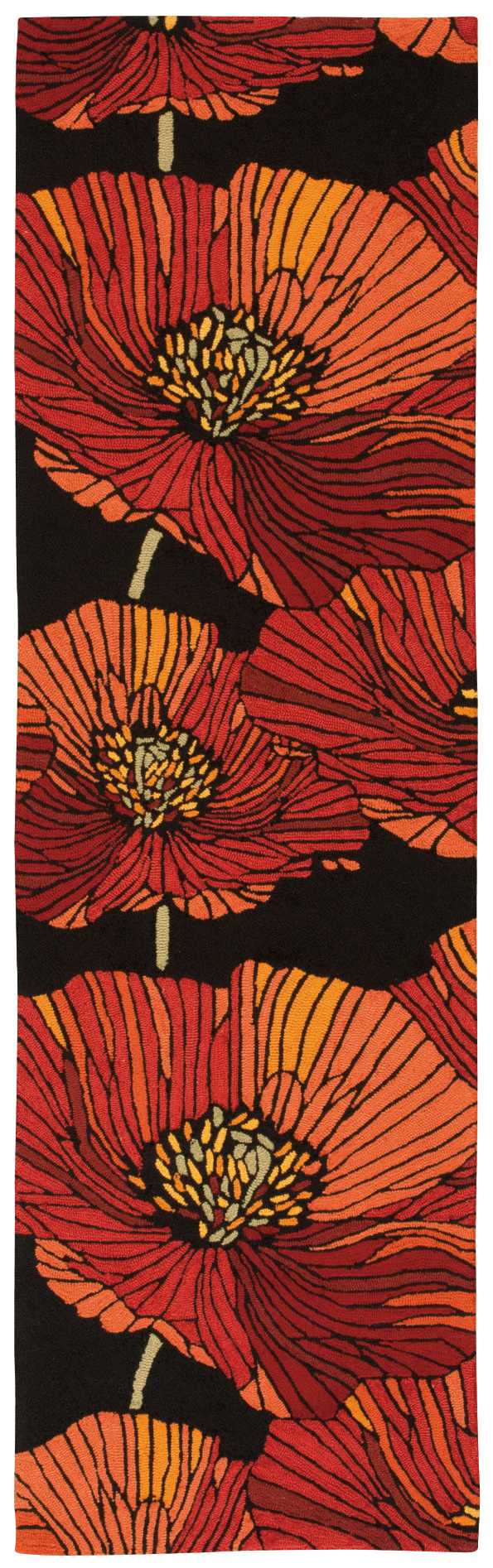 Fantasy FA24 Black Rug - Runner