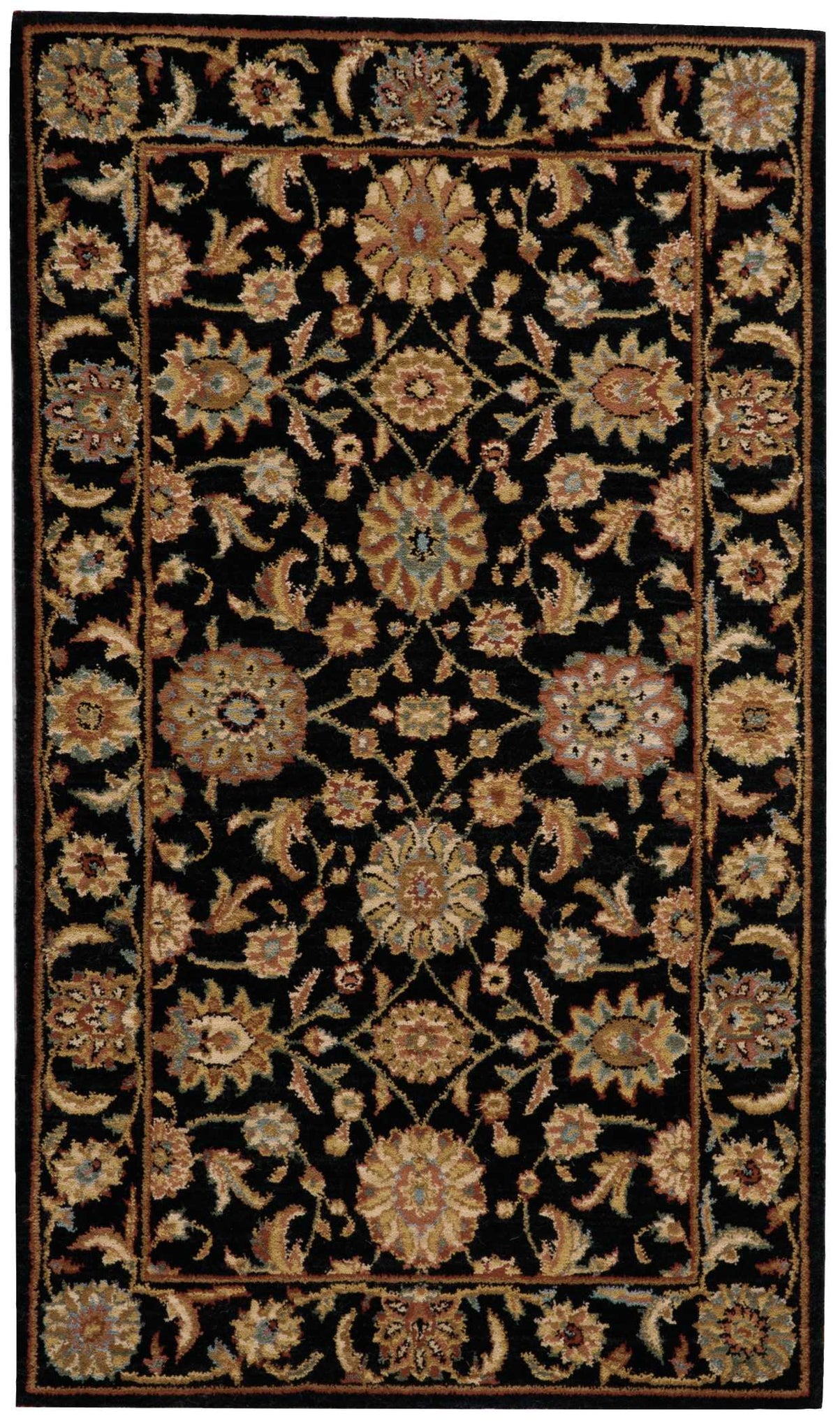 Living Treasures LI05 Black Rug - Rectangle