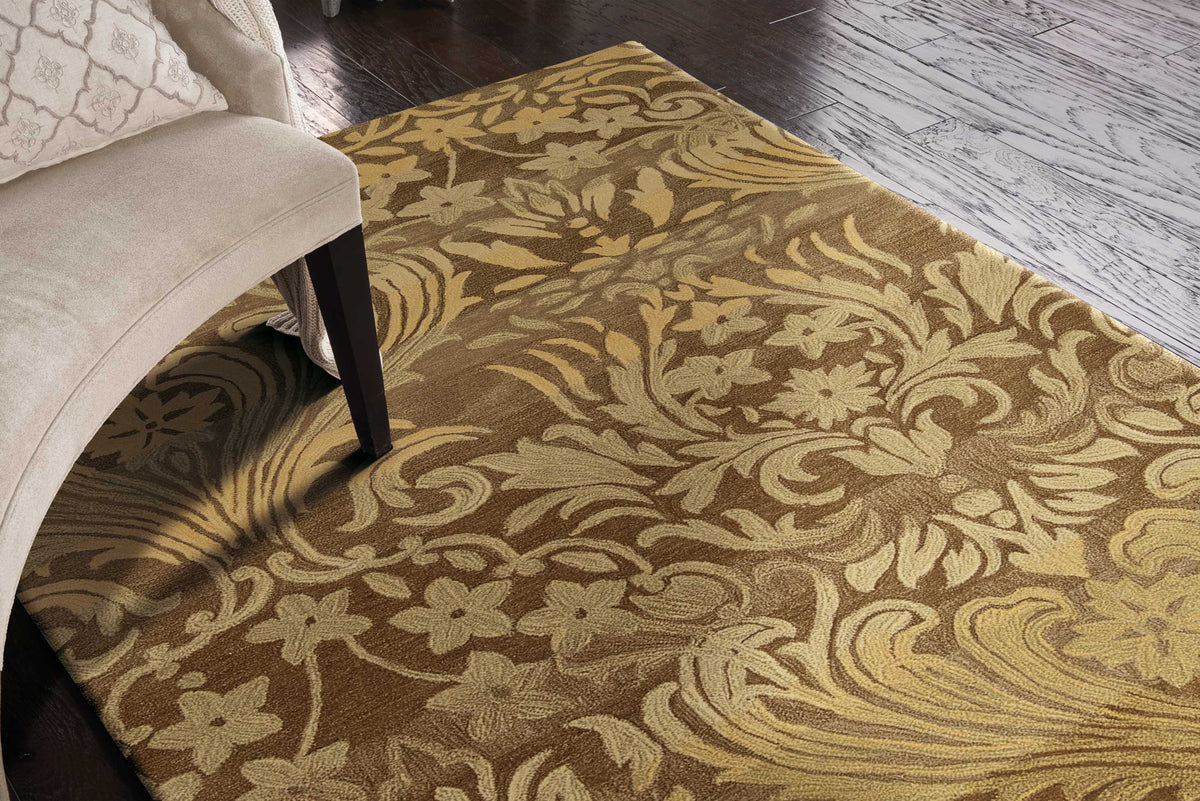 Contour CON46 Latte Rug - room scene