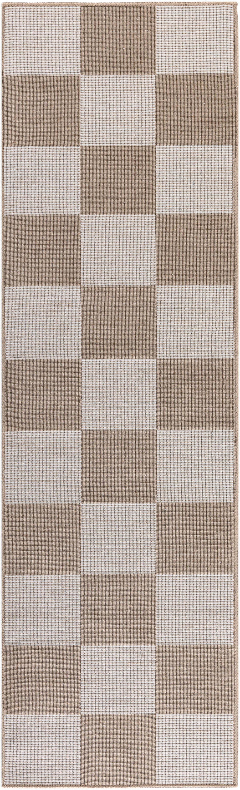 Washable Modern Jute MDJ02 Natural Ivory Rug - Runner