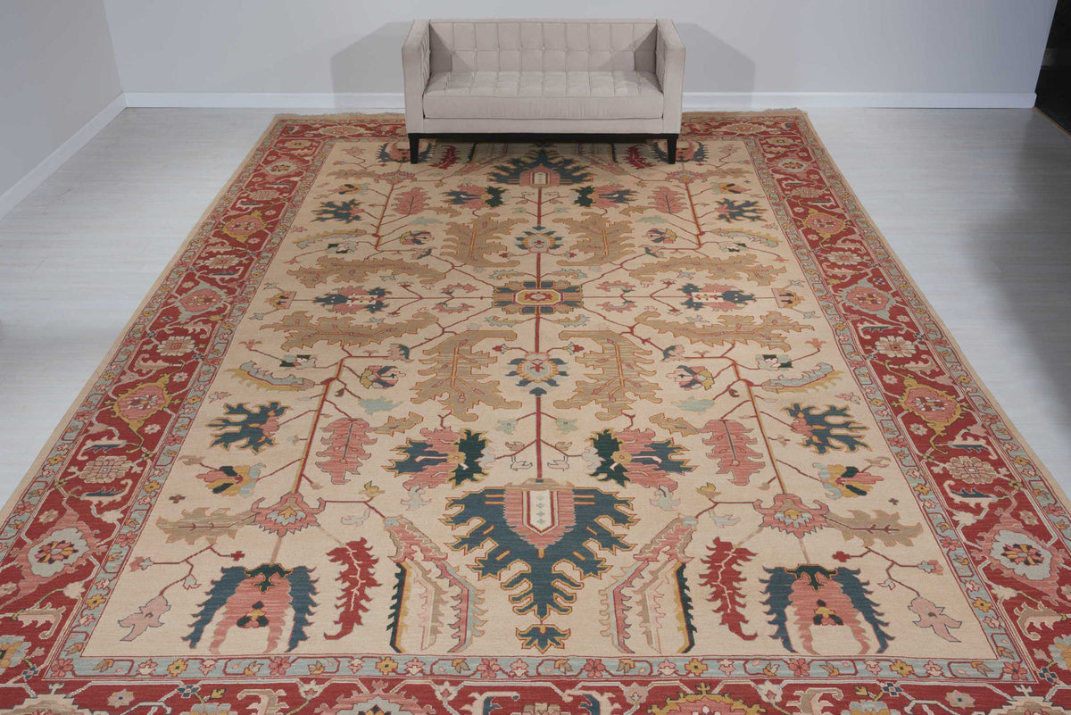 Nourmak S147 Light Gold Rug - room scene