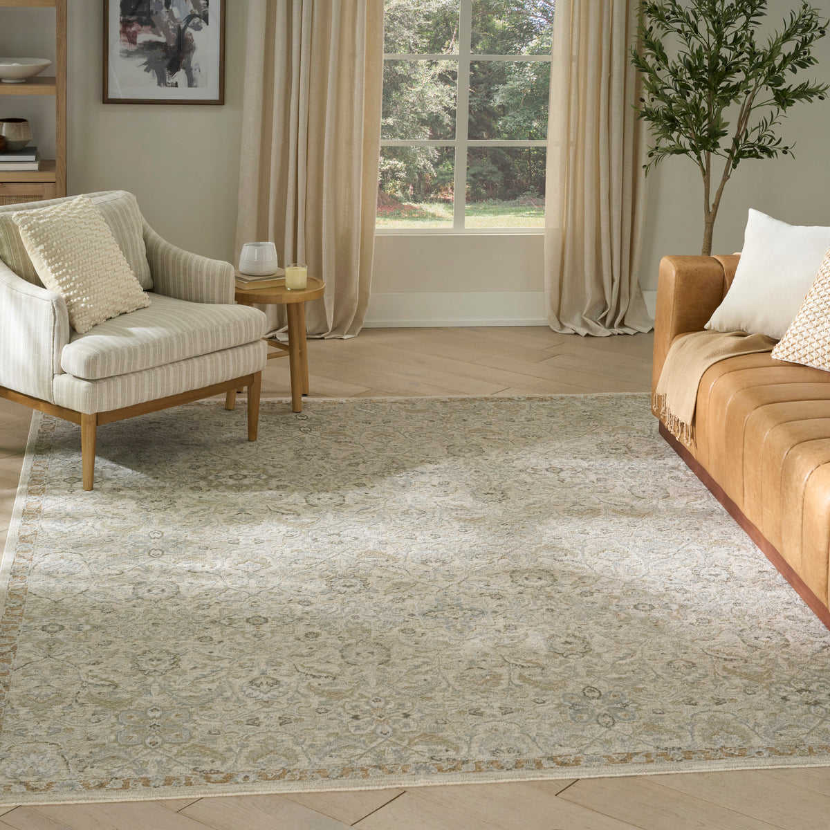 Envy EVV04 Taupe Rug - room scene