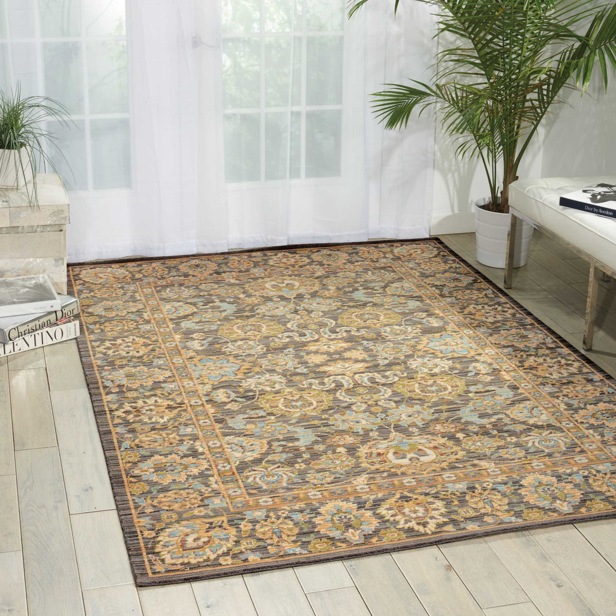 Timeless TML20 Opal Grey Rug - room scene