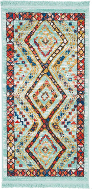 South Western NAV02 Aqua Rug - Rectangle