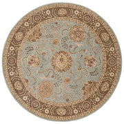 Nourison 2000 2234 Blue Rug - Round