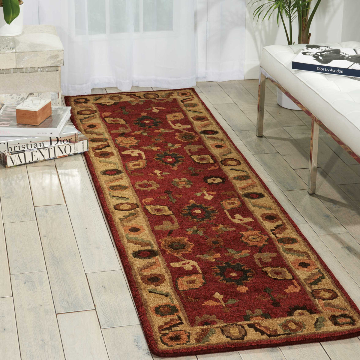 Tahoe TA08 Red Rug - room scene