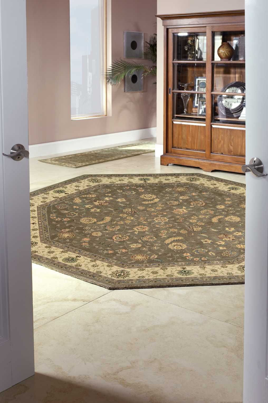 Nourison 2000 2003 Olive Rug - room scene
