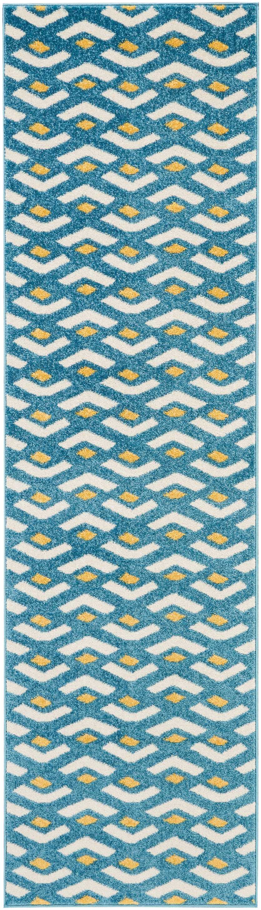 Harper DS300 Blue Rug - Runner