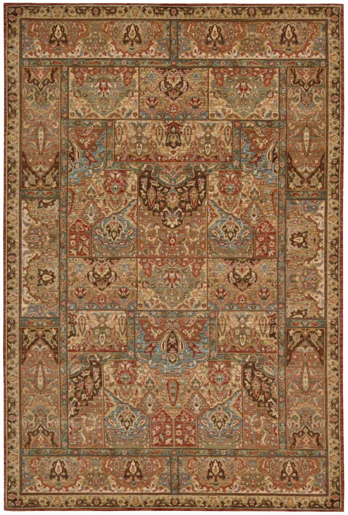 Living Treasures LI02 Multicolor Rug - Rectangle