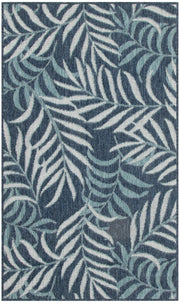 Garden Oasis GOA01 Navy Rug - Rectangle