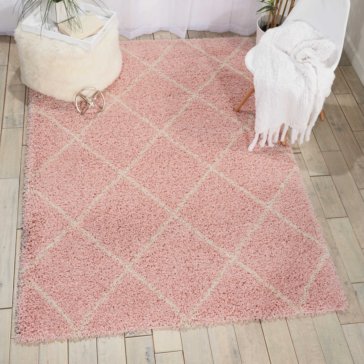Brisbane BRI03 Blush Rug - room scene