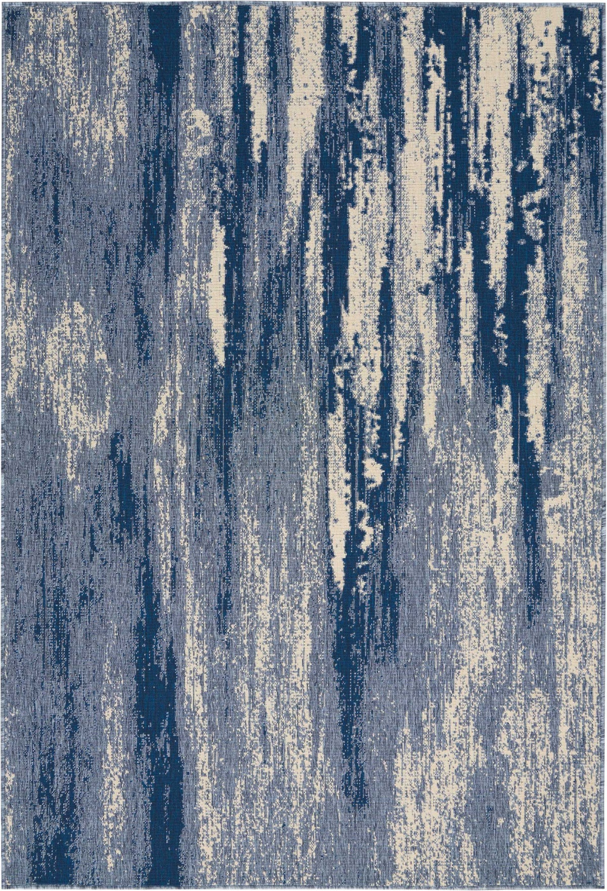 Lido LID04 Blue Cream Rug - Rectangle