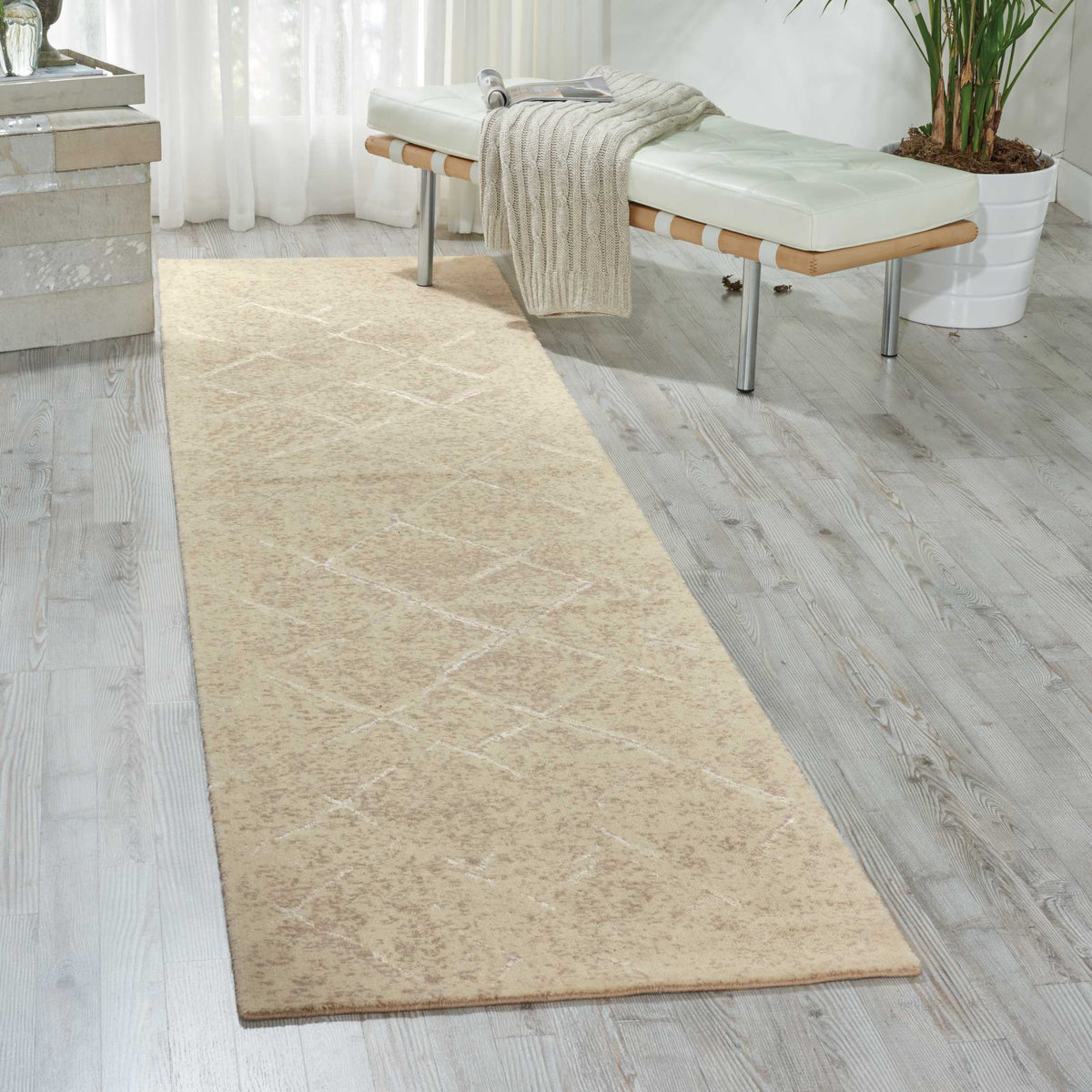 Silk Elements SKE20 Natural Rug - room scene