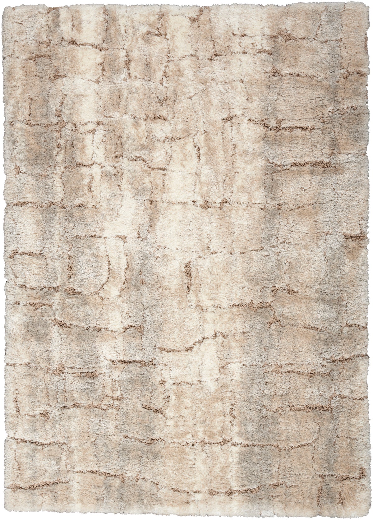 Dreamy Shag DRS09 Ivory Beige Rug - Rectangle