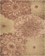 Tropics TS11 Taupe Green Rug - Rectangle