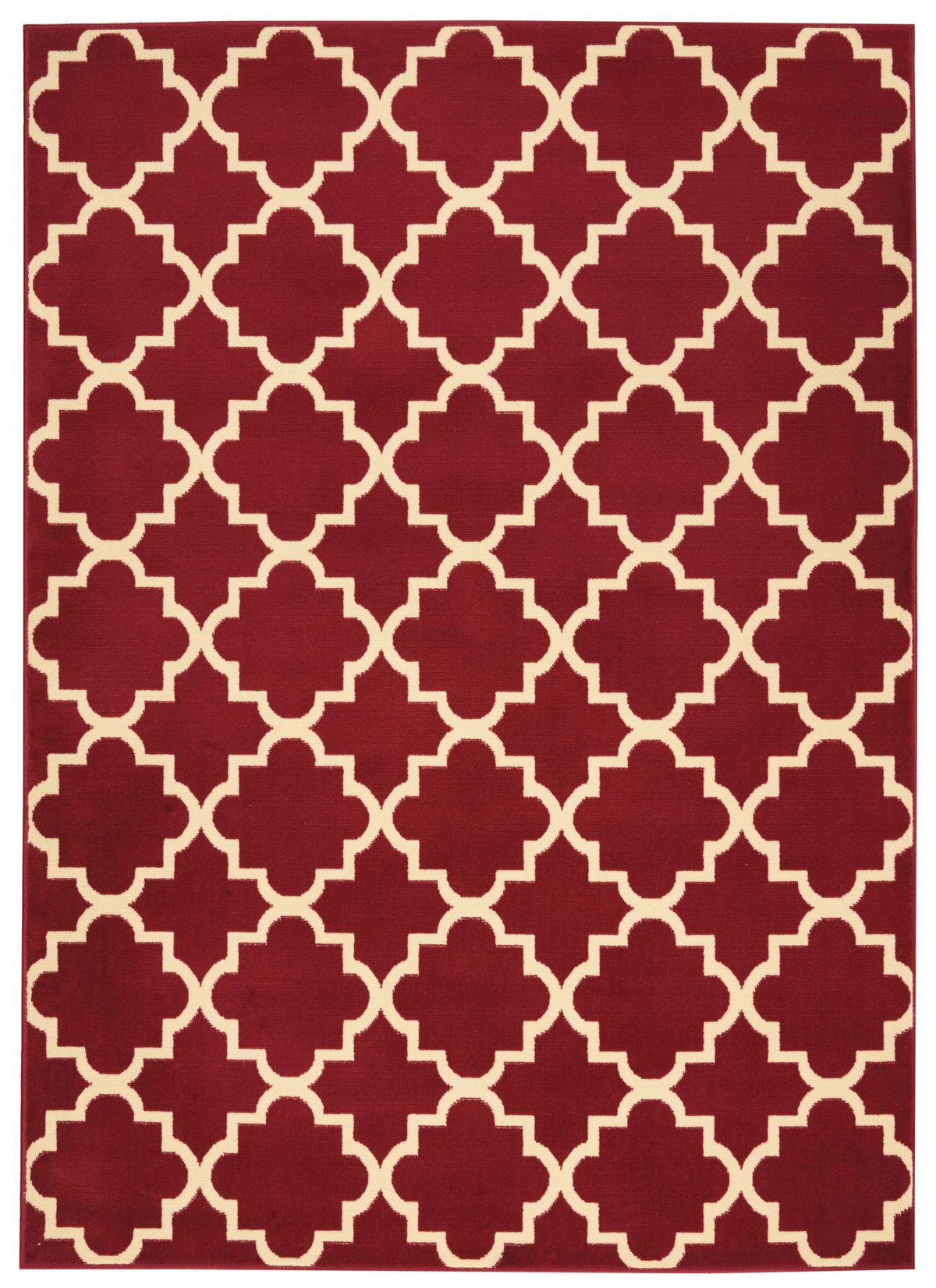 Grafix GRF08 Red Rug - Rectangle