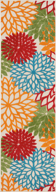Aloha ALH05 Green Rug - Runner