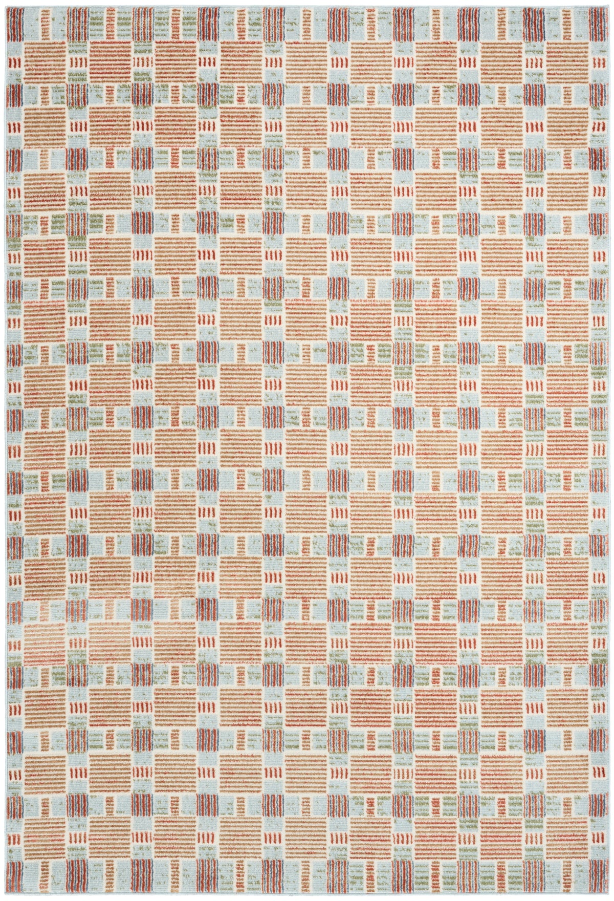 Nordic NRC14 Rust Multicolor Rug - Rectangle