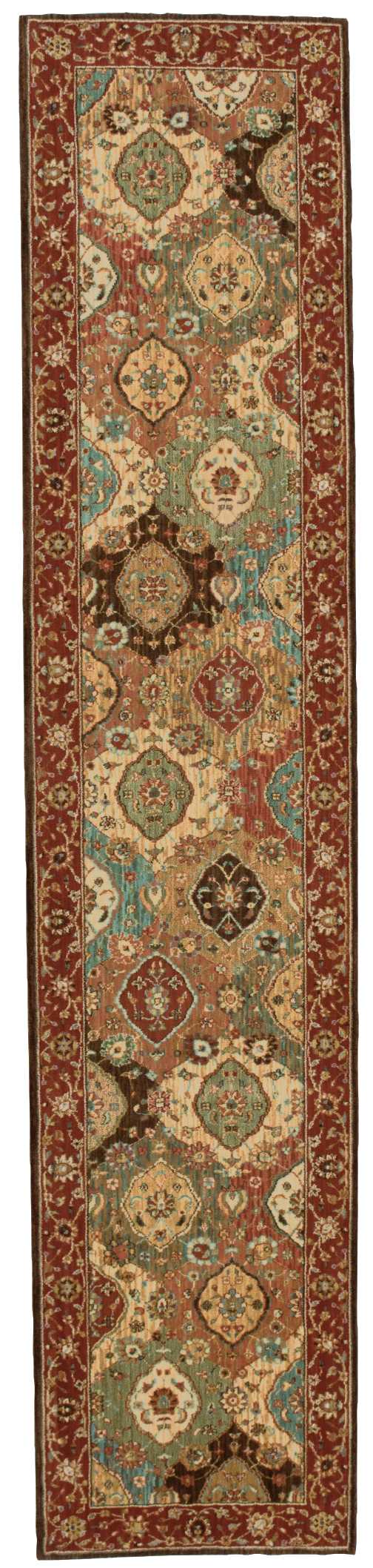 Living Treasures LI03 Multicolor Rug - Runner