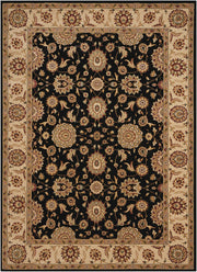 Persian Crown PC002 Black Rug - Rectangle