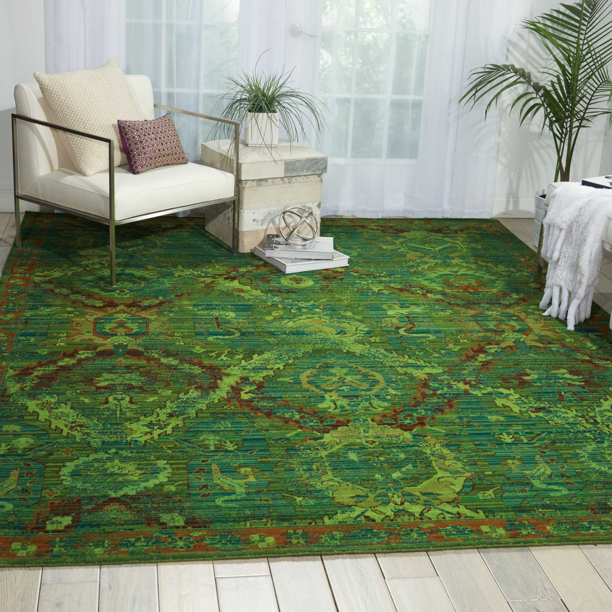 Timeless TML10 Seaglass Rug - room scene
