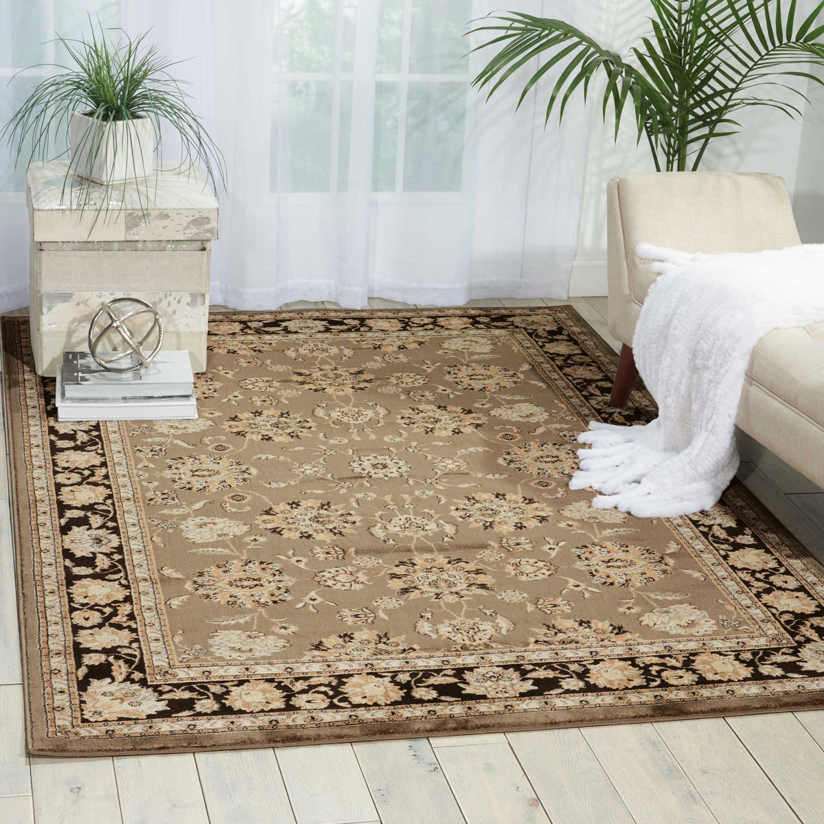 Ararat ARA03 Grey Rug - room scene