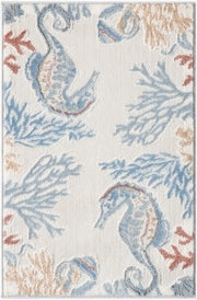 Seaside SDS03 Ivory Multicolor Rug - Rectangle