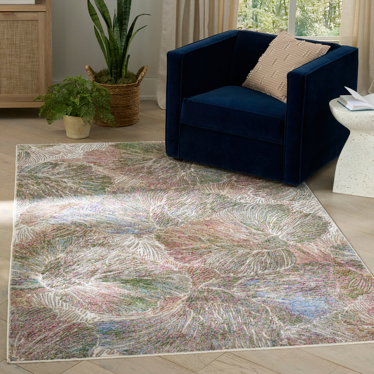 Vintage Harmony VHH04 Sage Multicolor Rug - room scene