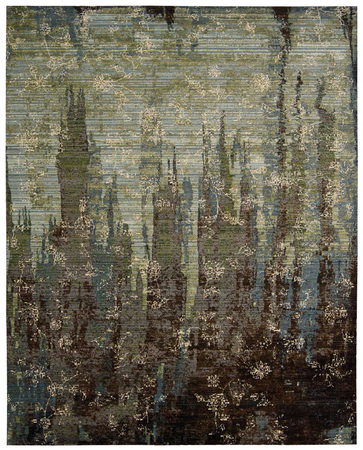 Rhapsody RH006 Seaglass Rug - room scene