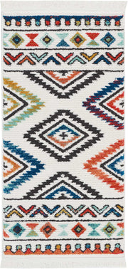 South Western NAV06 White Rug - Rectangle