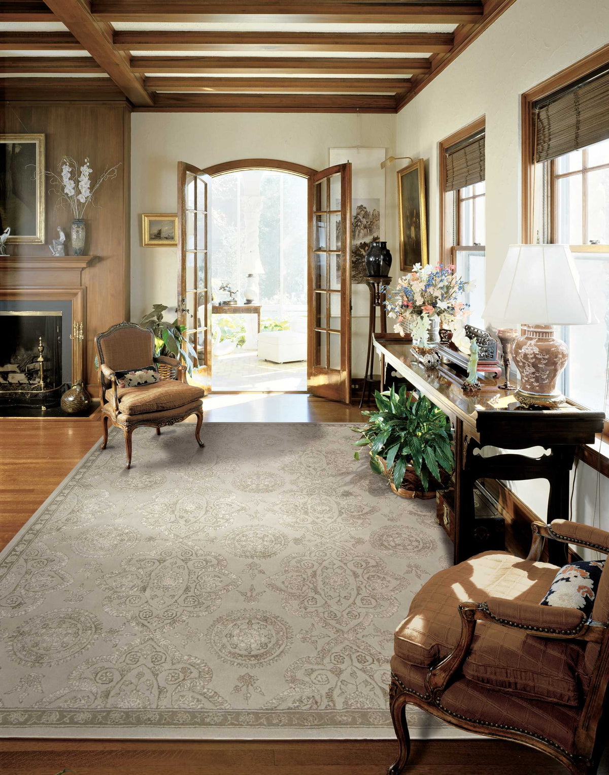 Regal REG06 Grey Rug - room scene