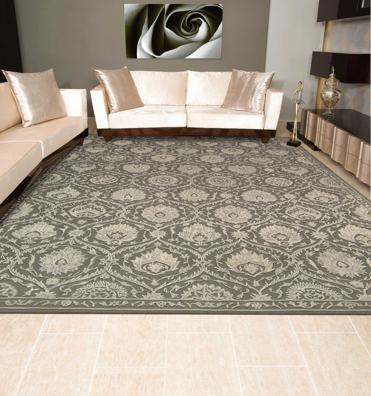 Regal REG04 Cobblestone Rug - room scene