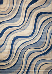 Somerset ST81 Ivory Blue Rug - Rectangle