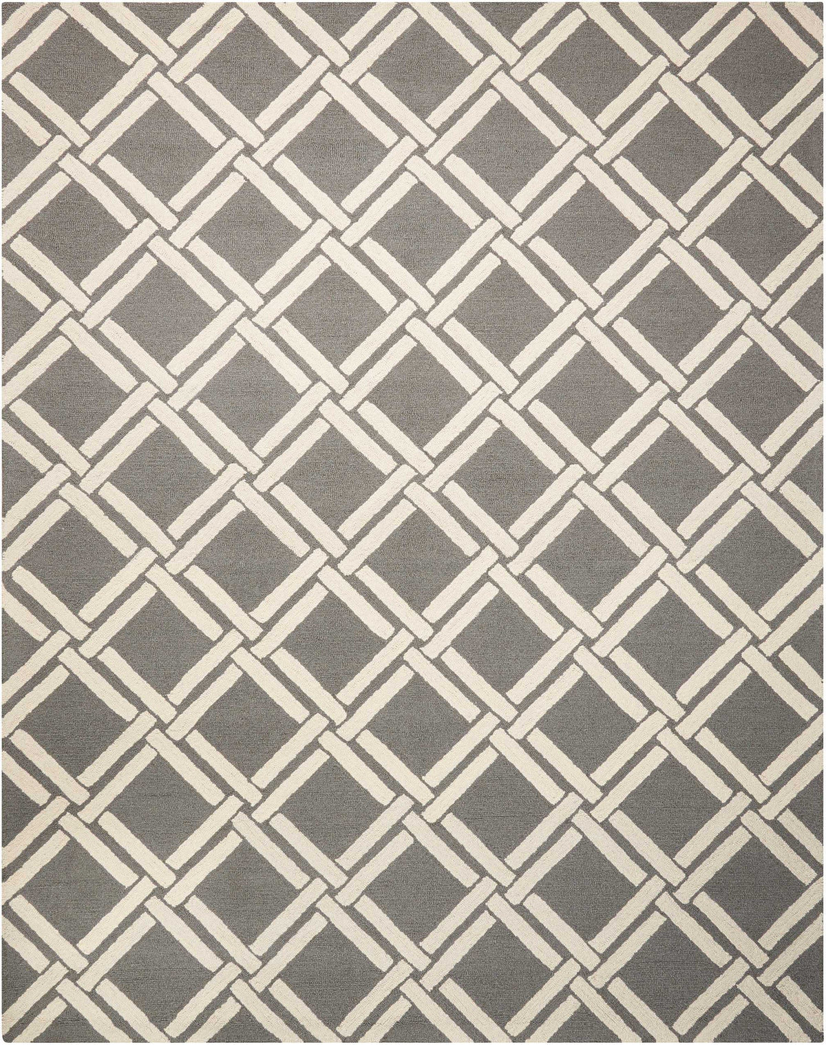 Linear LIN04 Grey Ivory Rug - Rectangle