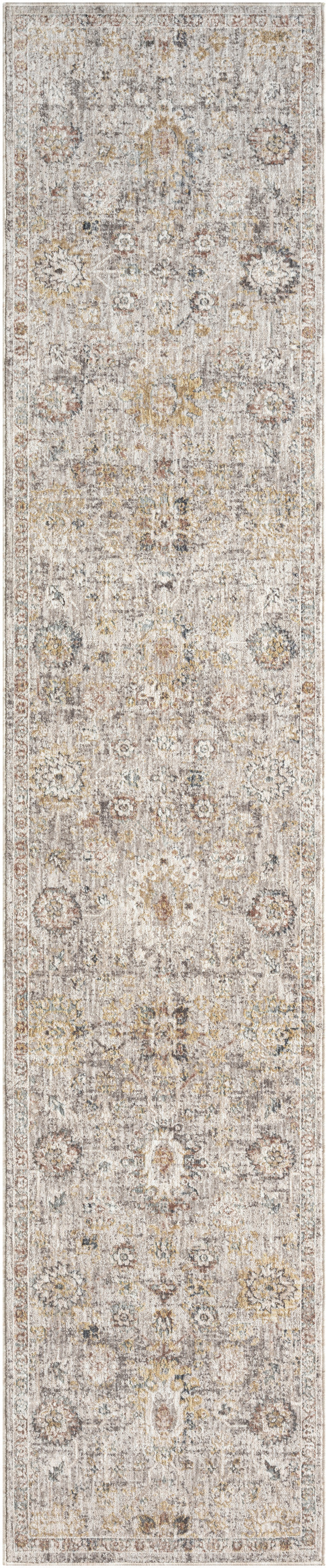 Antique Fusion ANF05 Grey Rug - Runner