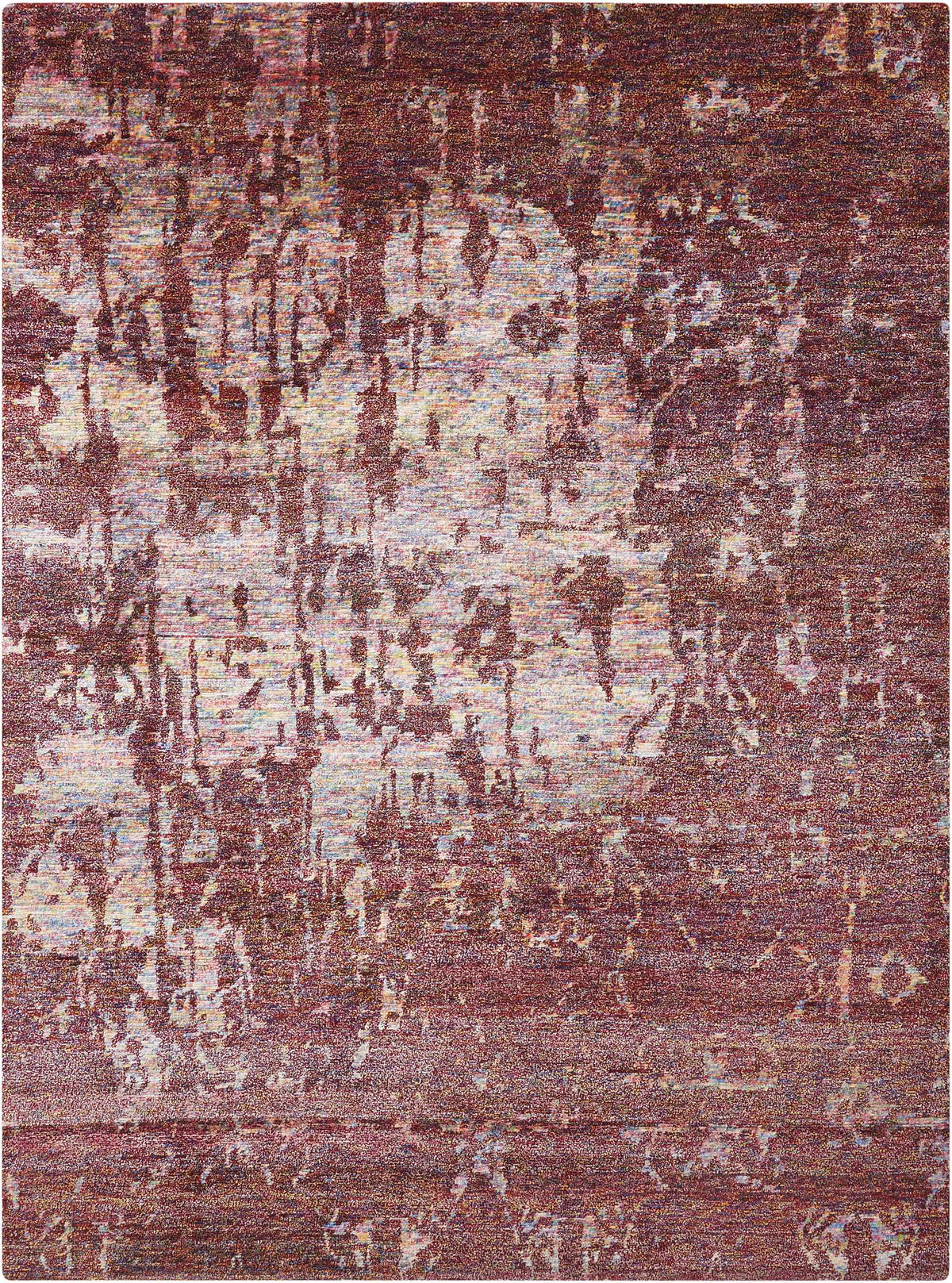 Silk Shadows SHA10 Wine Rug - Rectangle