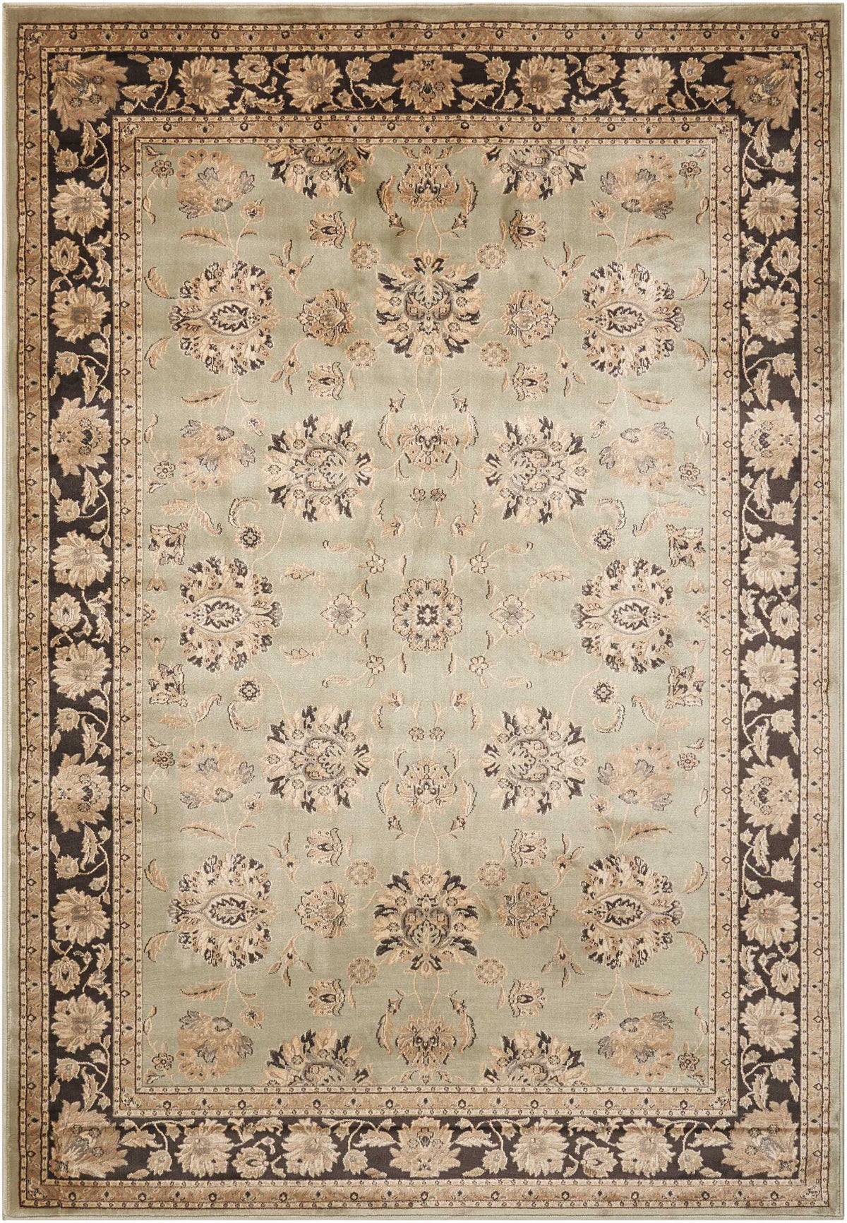 Ararat ARA03 Green Rug - Rectangle