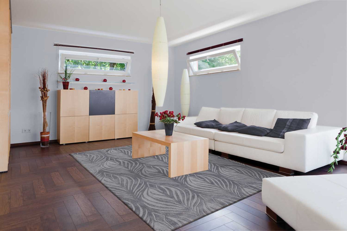 Contour CON06 Slate Rug - room scene