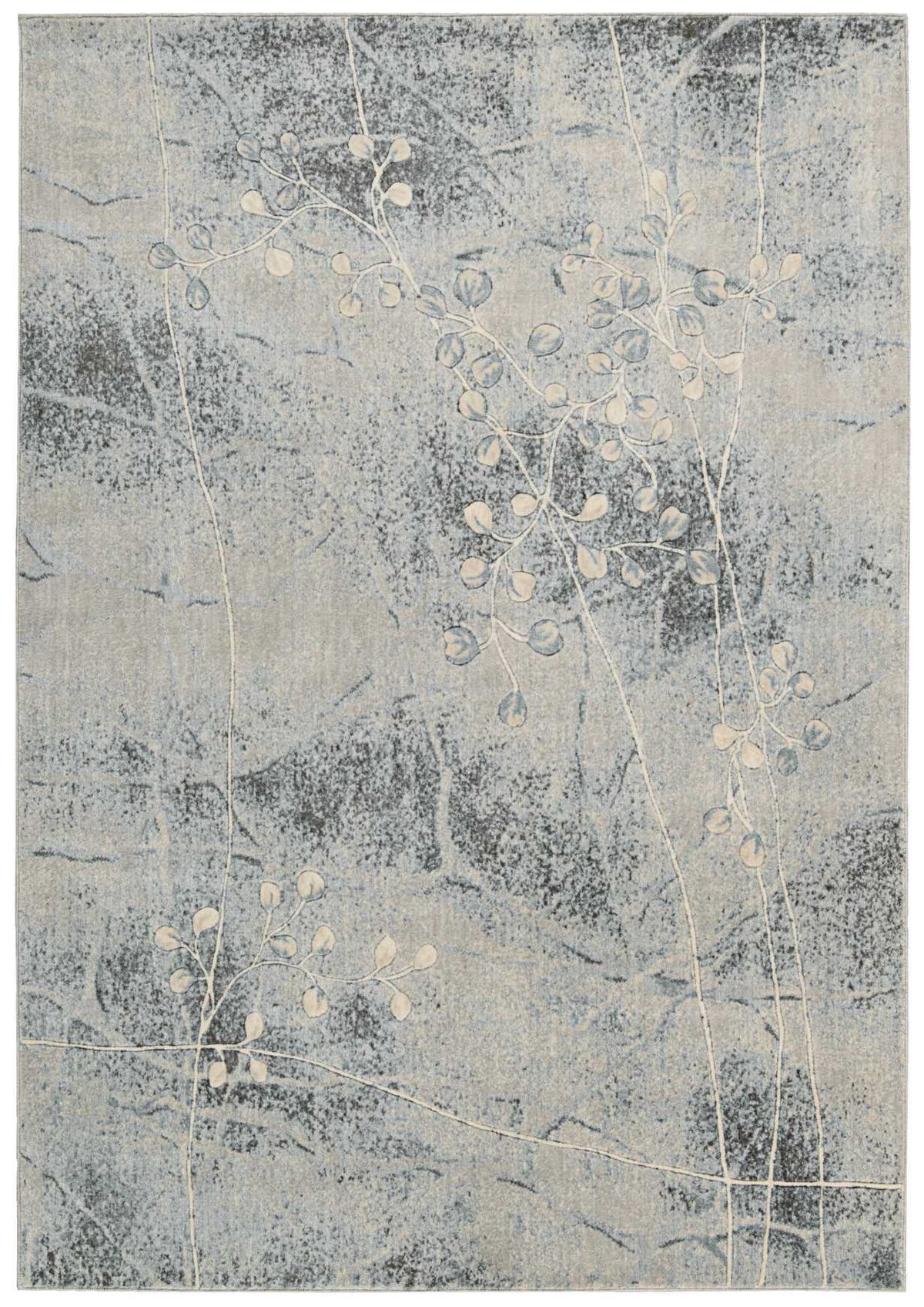 Somerset ST74 Silver Blue Rug - Rectangle