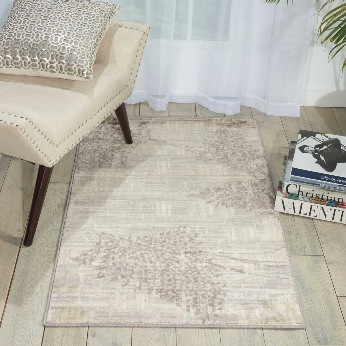 Utopia UTP02 Champagne Rug - room scene