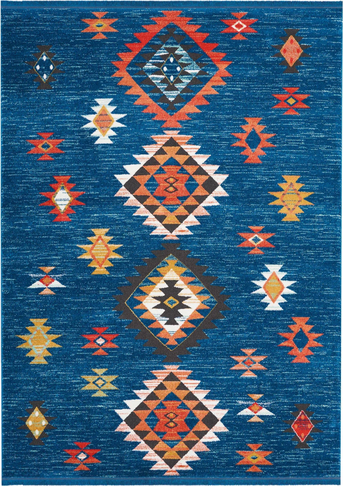 South Western NAV07 Blue Rug - Rectangle