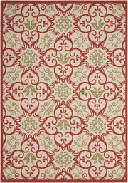 Caribbean CRB02 Ivory Rust Rug - Rectangle
